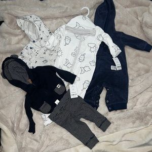 Carter's Lot plus 2 Disney onesies-3 months